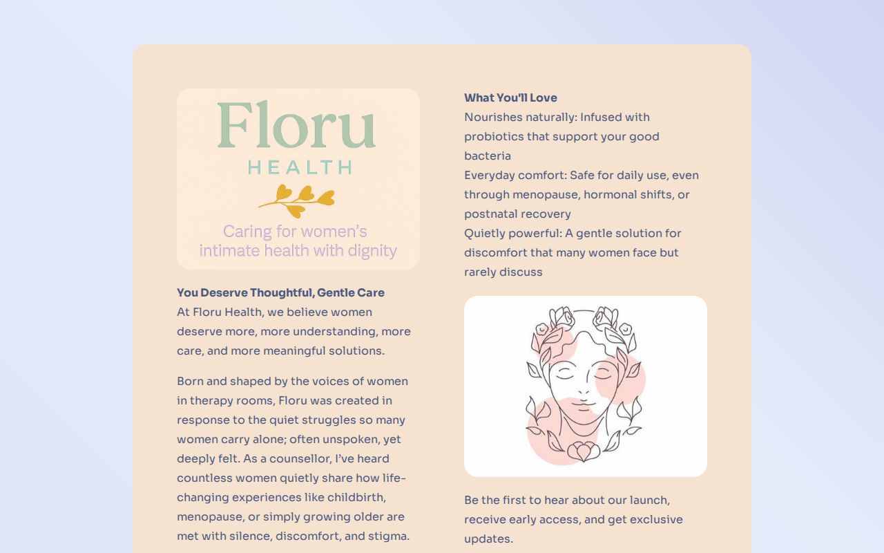Floru Health – Gentle Intimate Care with Probiotics